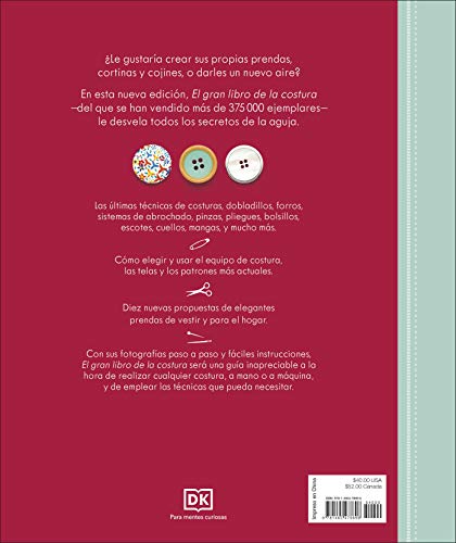 El gran libro de la costura (The Sewing Book New Edition): Más de 300 técnicas paso a paso (Spanish Edition)