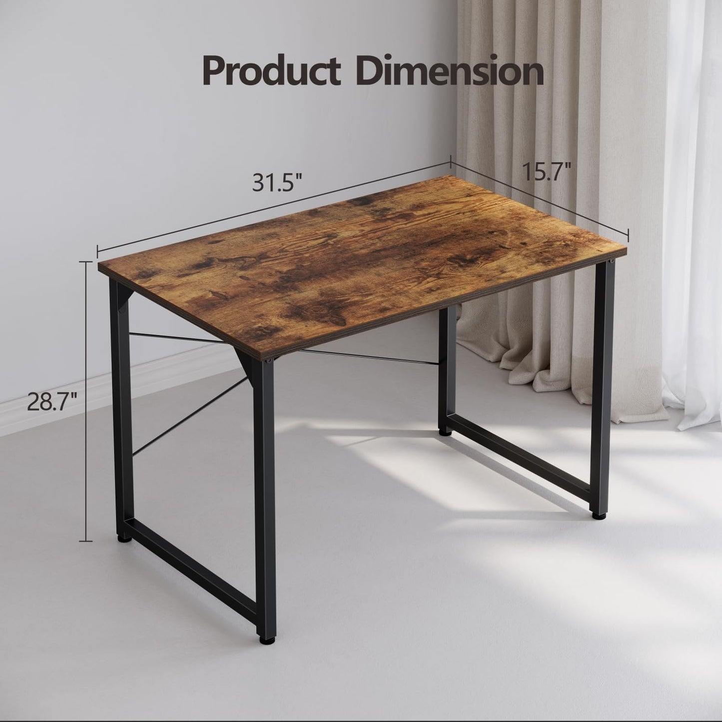 CubiCubi Computer Desk, 32 inch Small