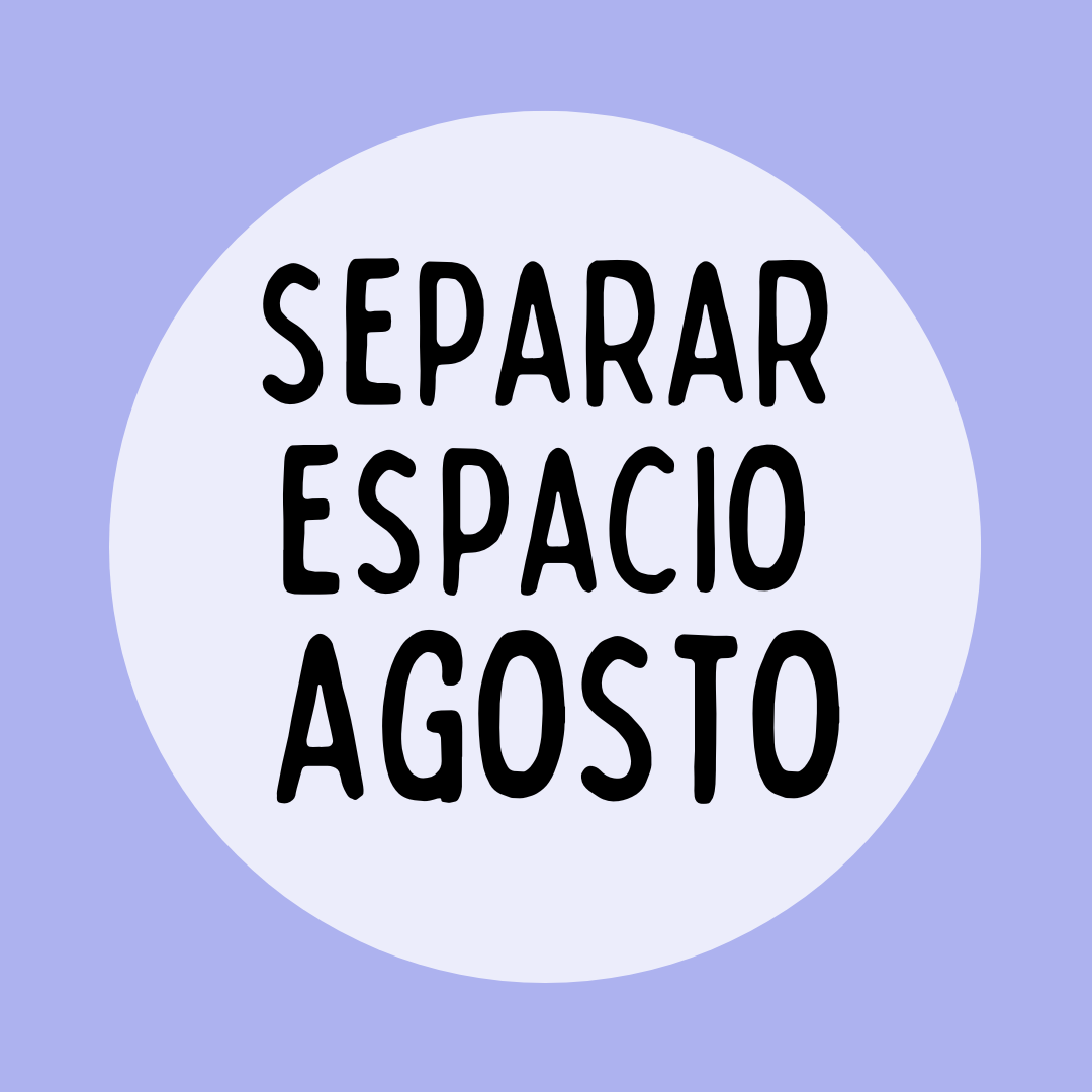 DEPOSITO SEPARAR ESPACIO PARA AGOSTO