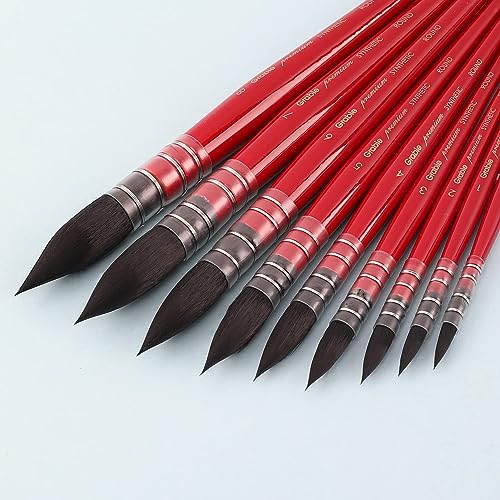Grabie Professional Watercolor Paint Brushes