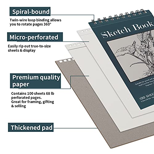 5.5" x 8.5" Sketchbook Set