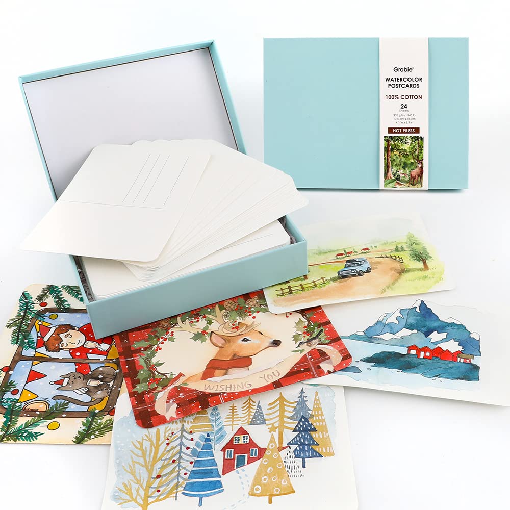 Grabie Watercolor Postcards