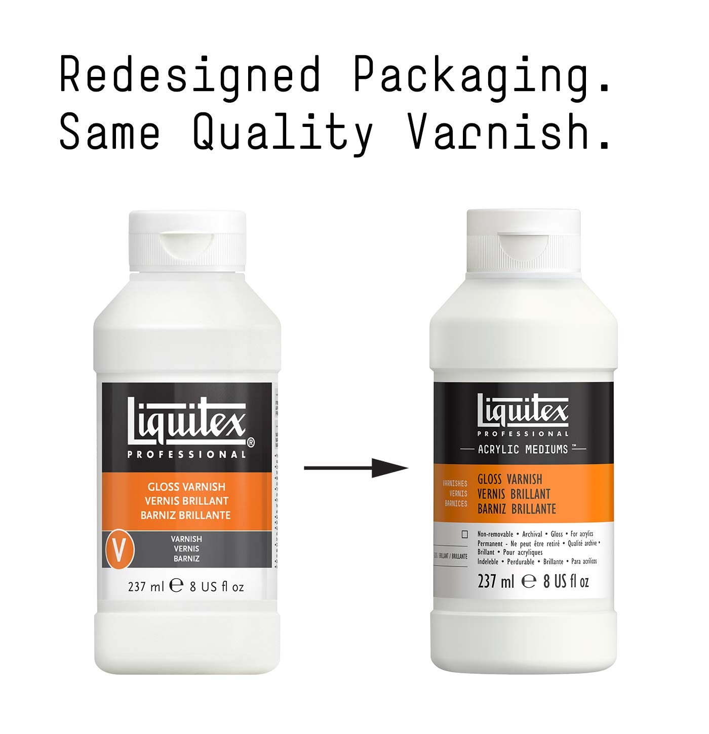 Liquitex Professional Gloss Varnish, 237ml (8-oz)