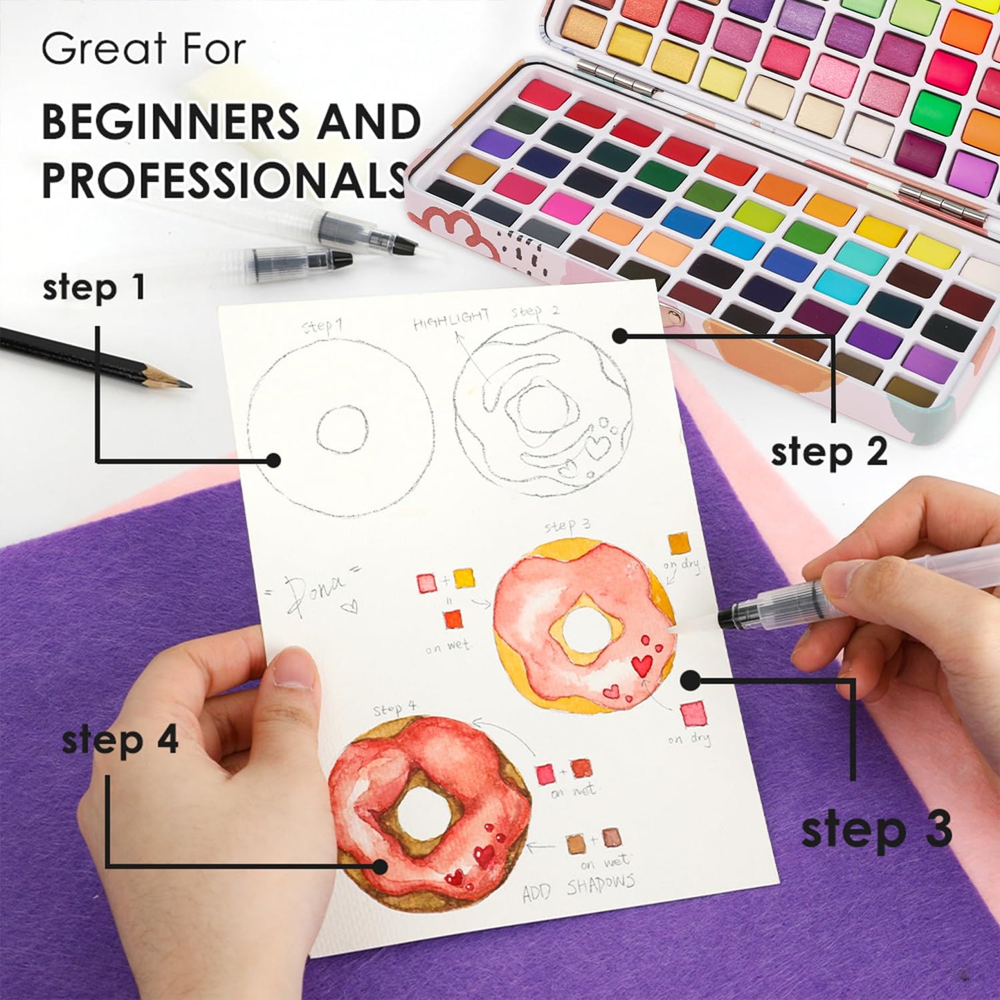Grabie Watercolor Paint Set