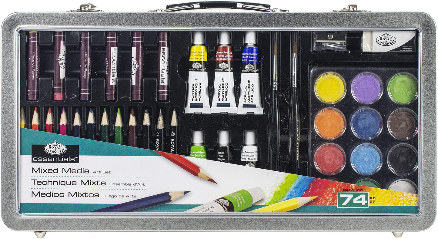 Royal Art Set Metal Case, 13.63 x 7.25 x 1.88