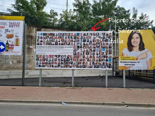 Soy parte de la 4ta Bienal de Salerno en Italia!!!