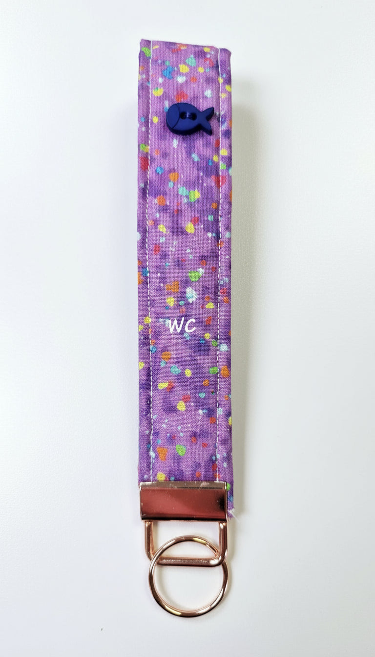 LLAVERO DE PULSERA EN TELA