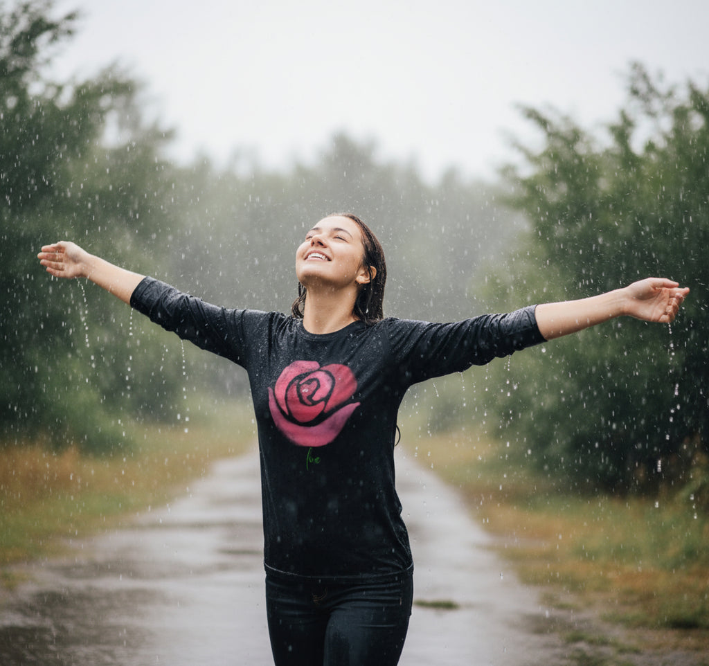 A Rose Long Sleeve T-Shirt