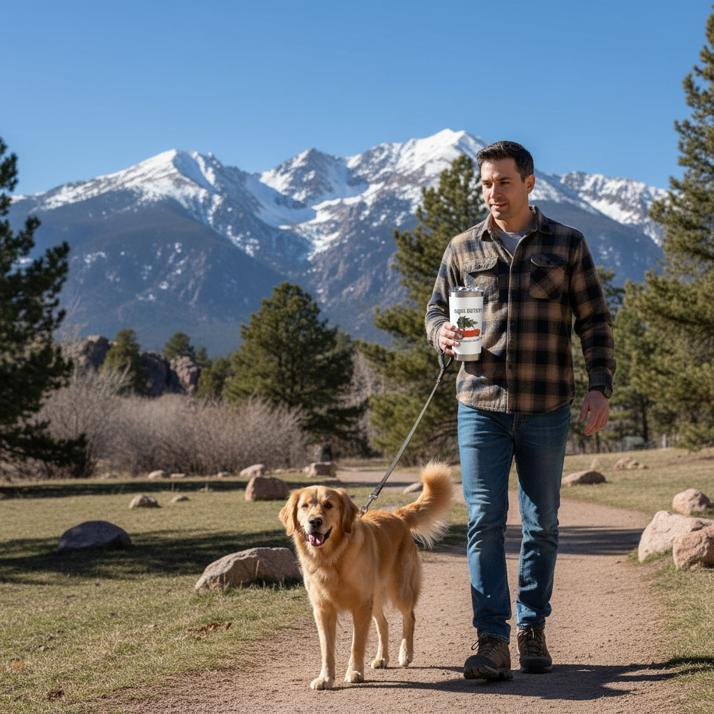 Aqui estoy celebrando la navidad Stainless Steel Insulated Tumbler