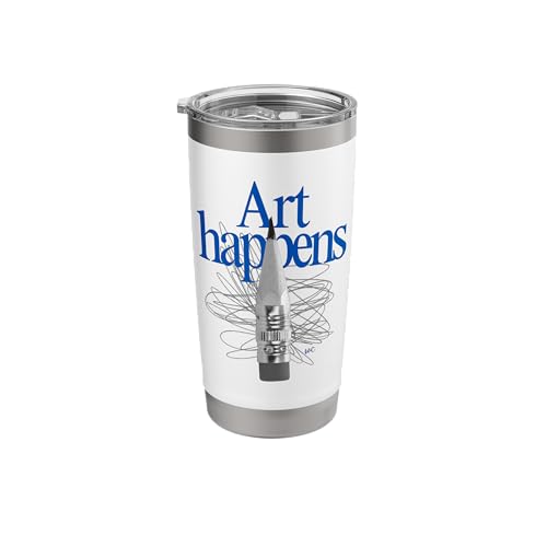 Art happens Stainless Steel Insulated Tumbler