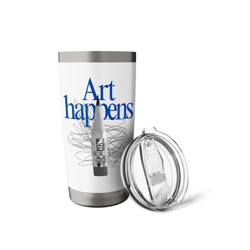 Art happens Stainless Steel Insulated Tumbler