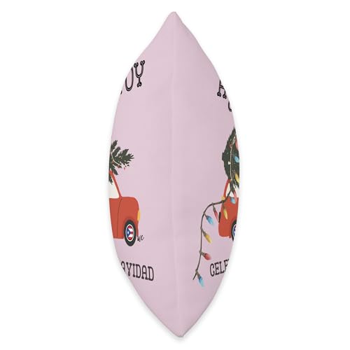 Aqui Estoy celebrando la Navidad Throw Pillow