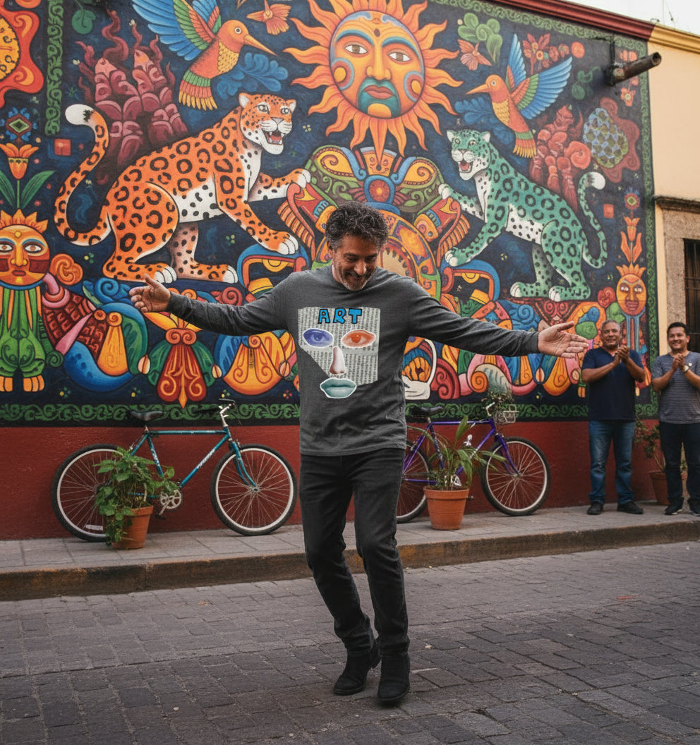 Art Collage Long Sleeve T-Shirt