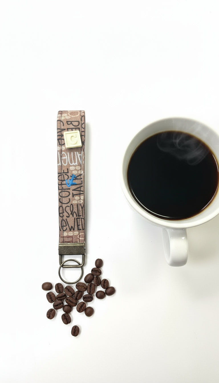 LLAVERO DE PULSERA EN TELA