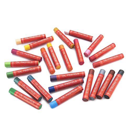 Royal & Langnickel Essentials Oil Pastels, Large, 24 Color Set