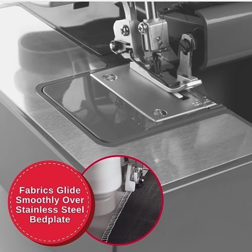 SINGER® Máquina resistente de Overlock de Serger HD0450S, capacidad de 2-3