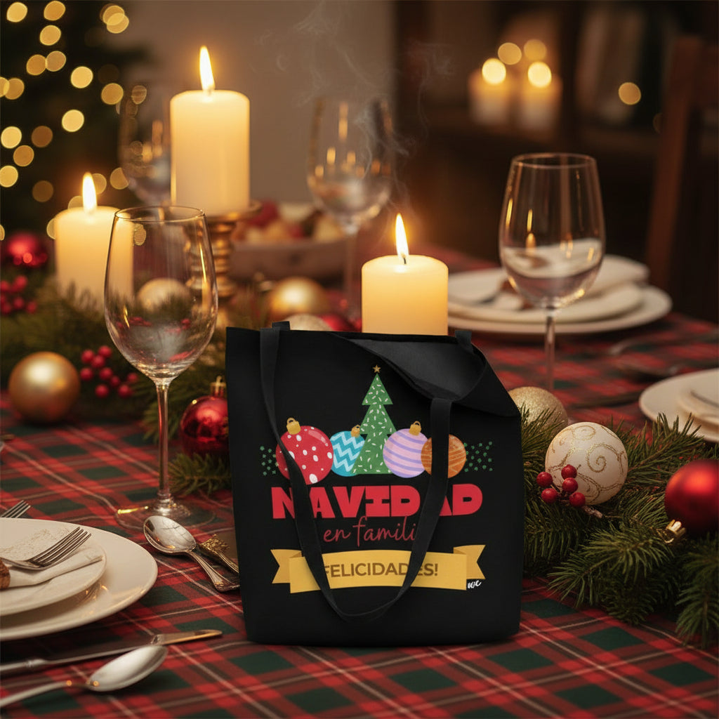 Navidad en familia Tote Bag
