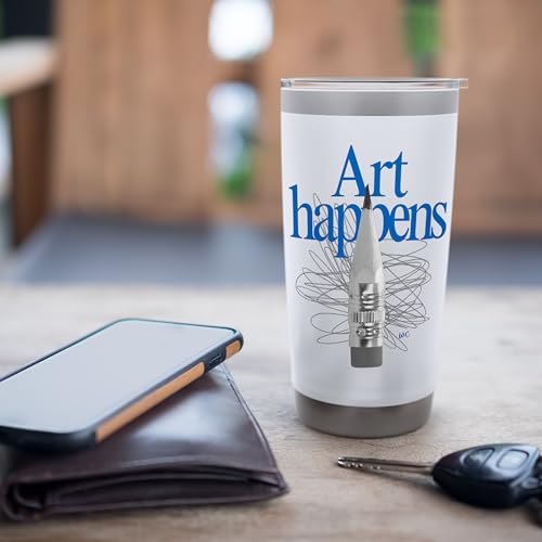 Art happens Stainless Steel Insulated Tumbler