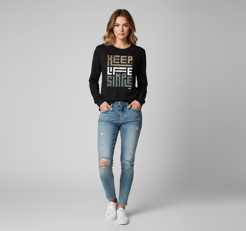 Keep Life Simple Long Sleeve T-Shirt