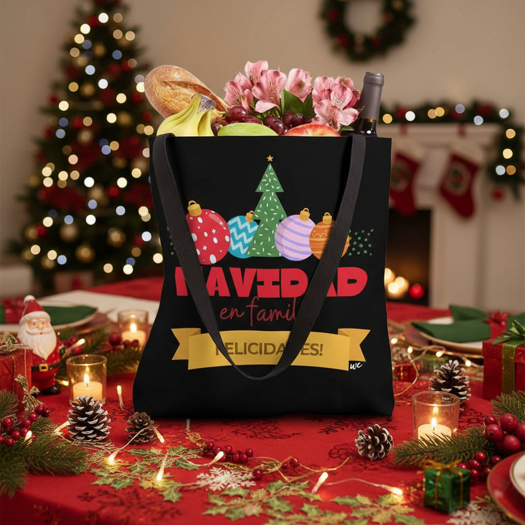 Navidad en familia Tote Bag