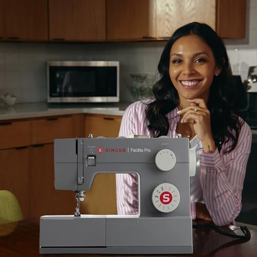 Singer 4411: máquina de coser resistente con velocidad de costura muy alta, Plástico, Blanco, M