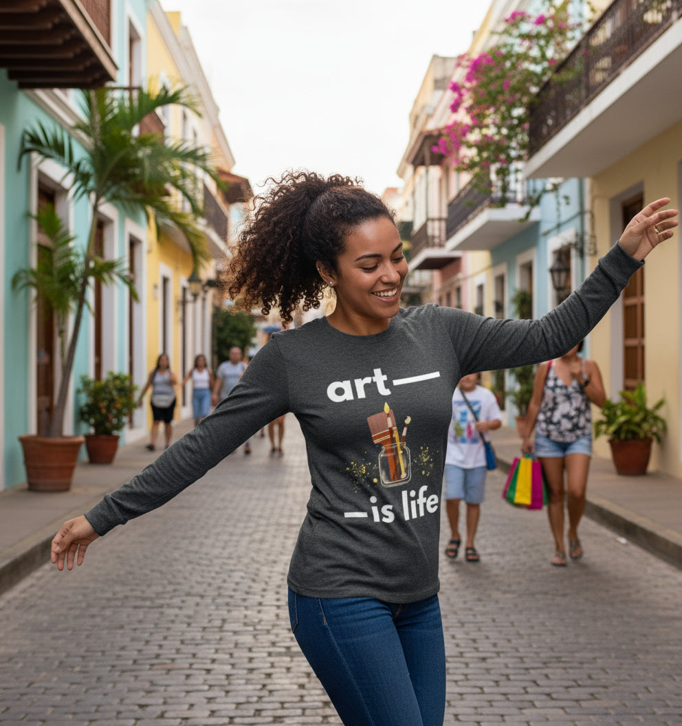 Art is life Long Sleeve T-Shirt