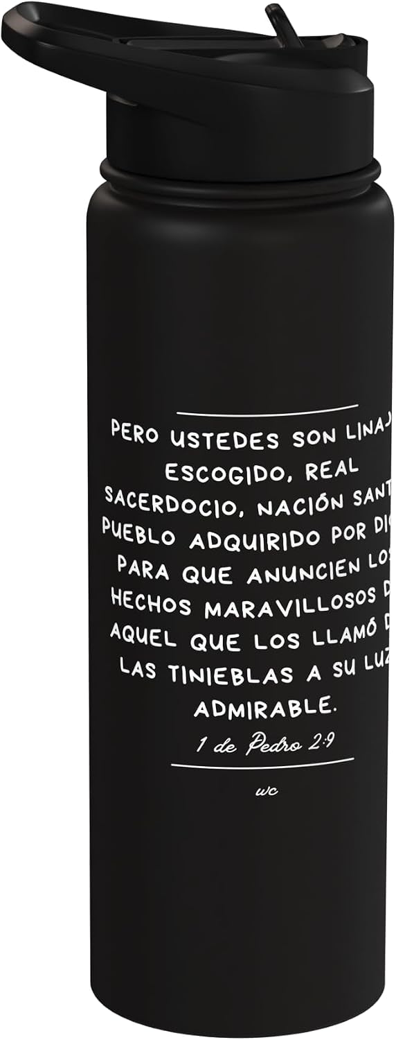 Ustedes son Linaje escogido Stainless Steel Insulated Water Bottle