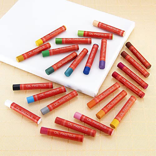 Royal & Langnickel Essentials Oil Pastels, Large, 24 Color Set