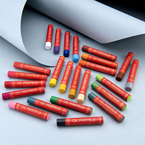 Royal & Langnickel Essentials Oil Pastels, Large, 24 Color Set