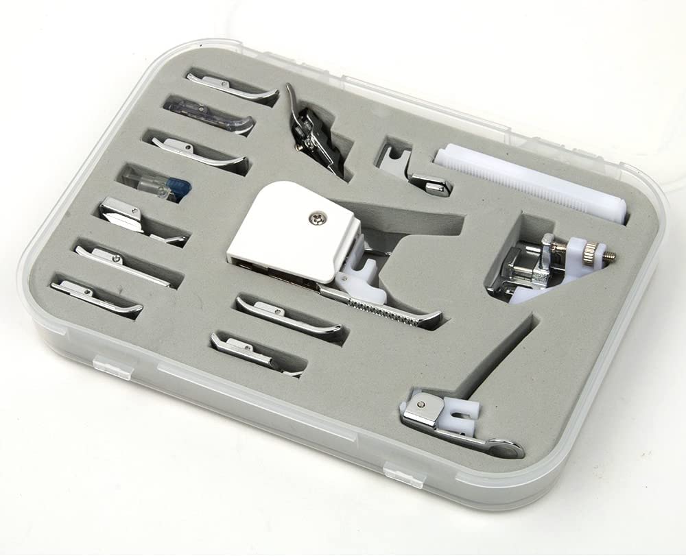 Universal 15 Piece Sewing Machine Presser Walking Feet Kit