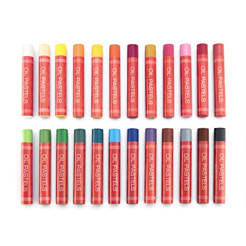 Royal & Langnickel Essentials Oil Pastels, Large, 24 Color Set