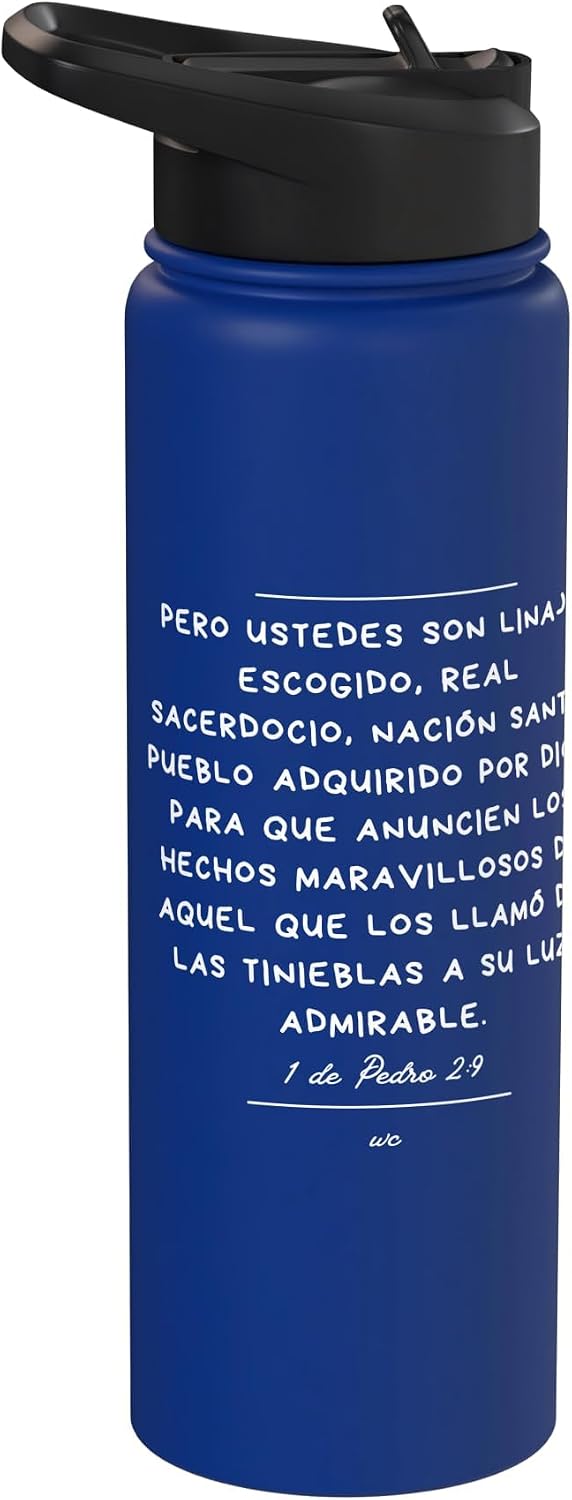 Ustedes son Linaje escogido Stainless Steel Insulated Water Bottle