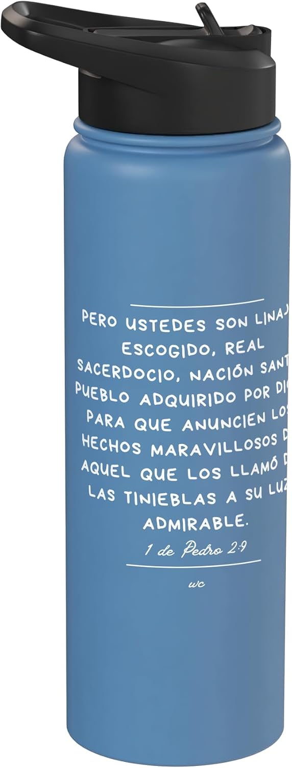 Ustedes son Linaje escogido Stainless Steel Insulated Water Bottle