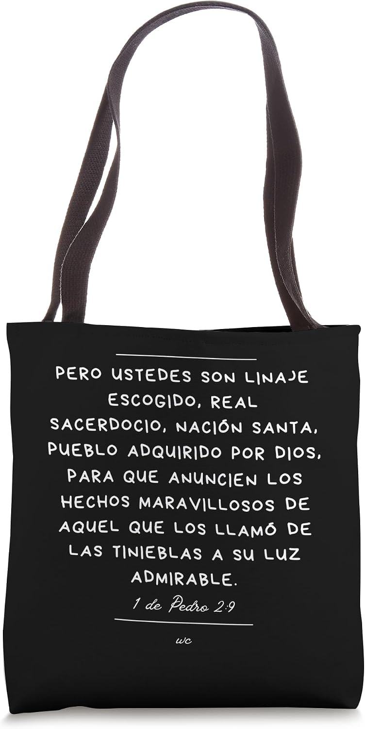 Ustedes son Linaje escogido Tote Bag