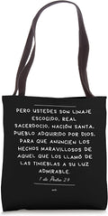 Ustedes son Linaje escogido Tote Bag