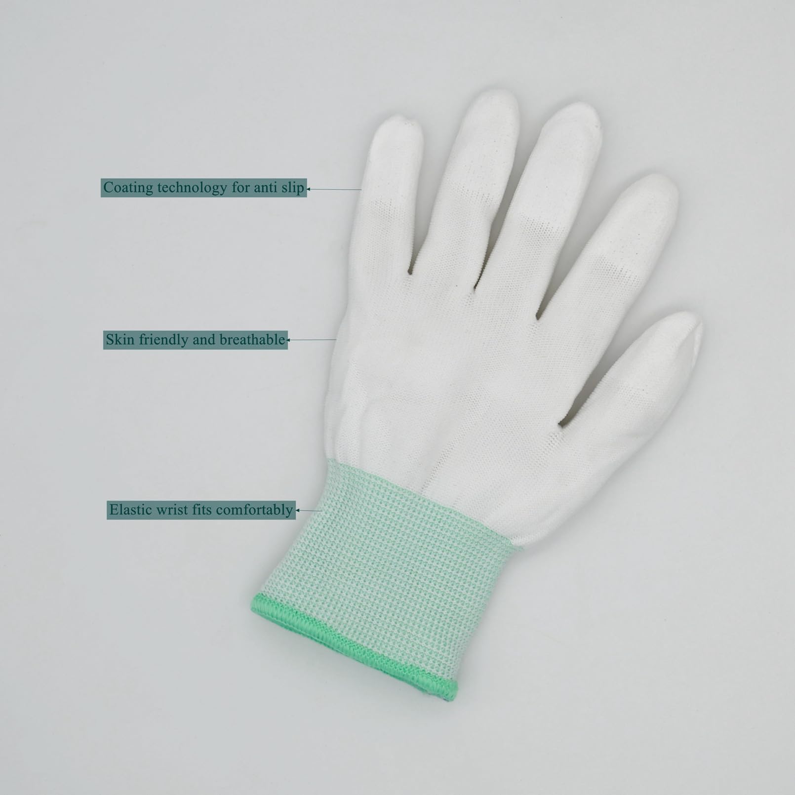 Quilting Gloves for Free-Motion Sewing (1 Pair)