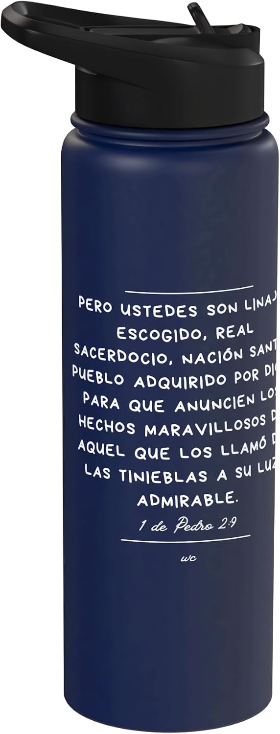 Ustedes son Linaje escogido Stainless Steel Insulated Water Bottle