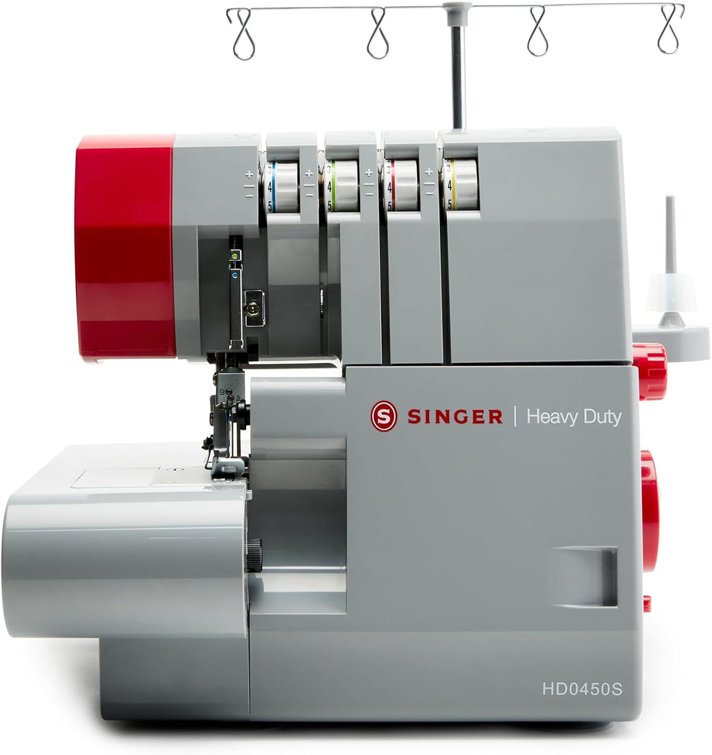 SINGER® Máquina resistente de Overlock de Serger HD0450S, capacidad de 2-3