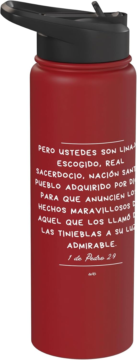 Ustedes son Linaje escogido Stainless Steel Insulated Water Bottle