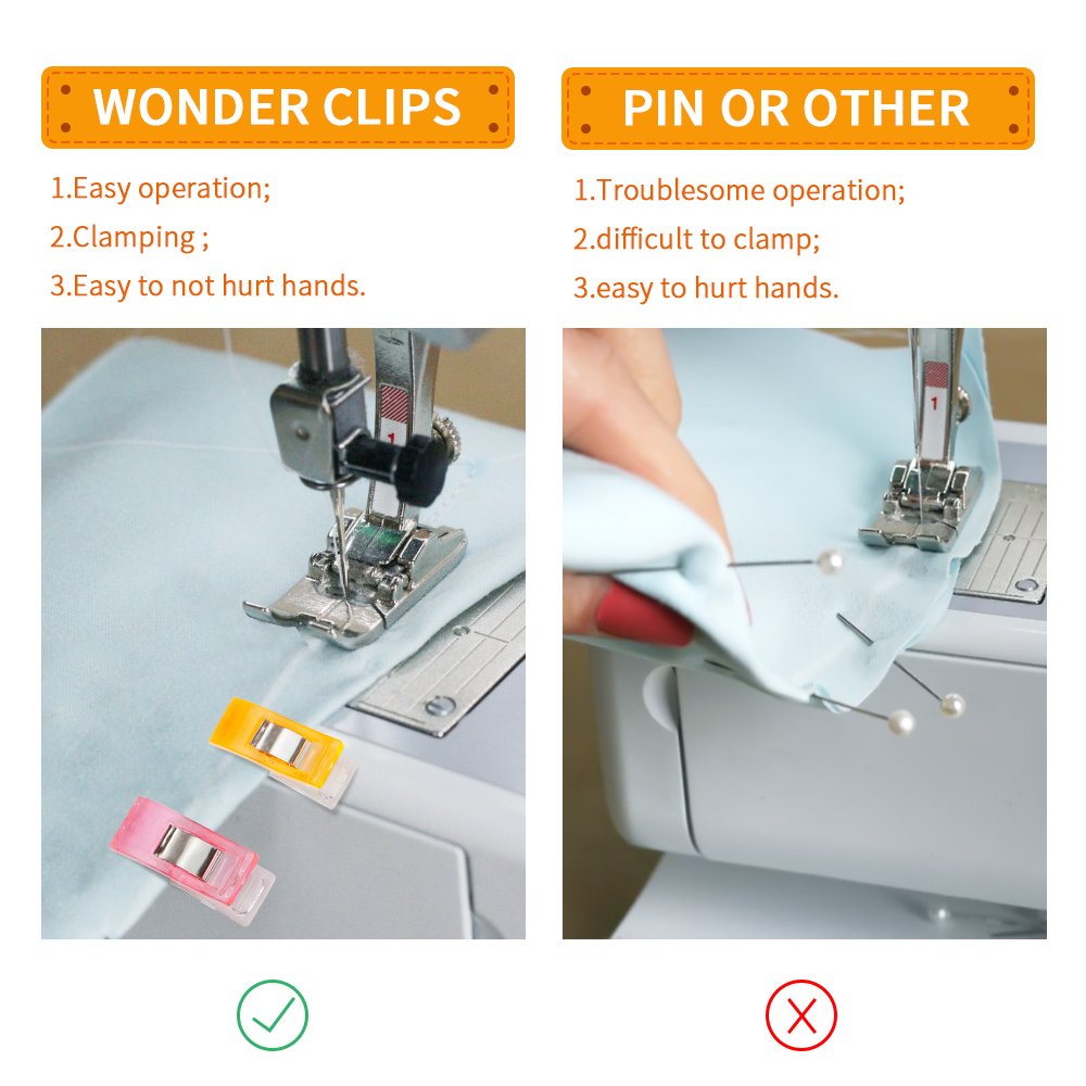 MumCraft Multipurpose Sewing Clips with Tin Box Package