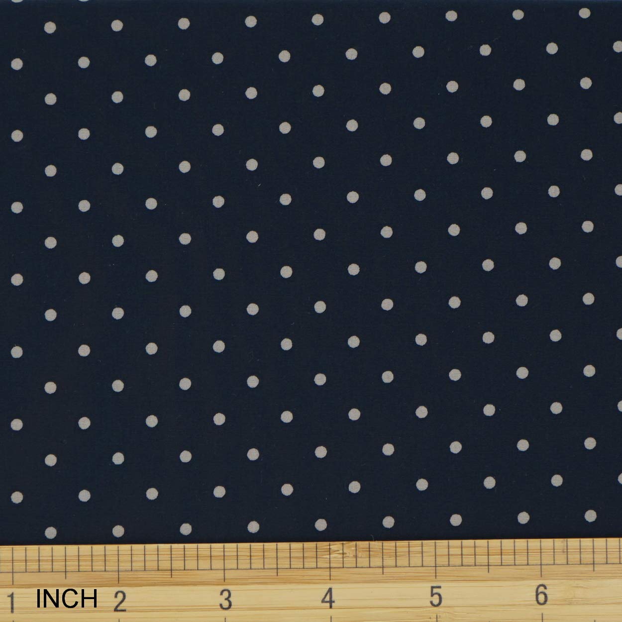 Master FAB -100% Cotton Fabric by The Yard for Sewing DIY Crafting Fashion Design Printed Floral(Navy with Dots)