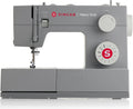 Singer 4411: máquina de coser resistente con velocidad de costura muy alta, Plástico, Blanco, M