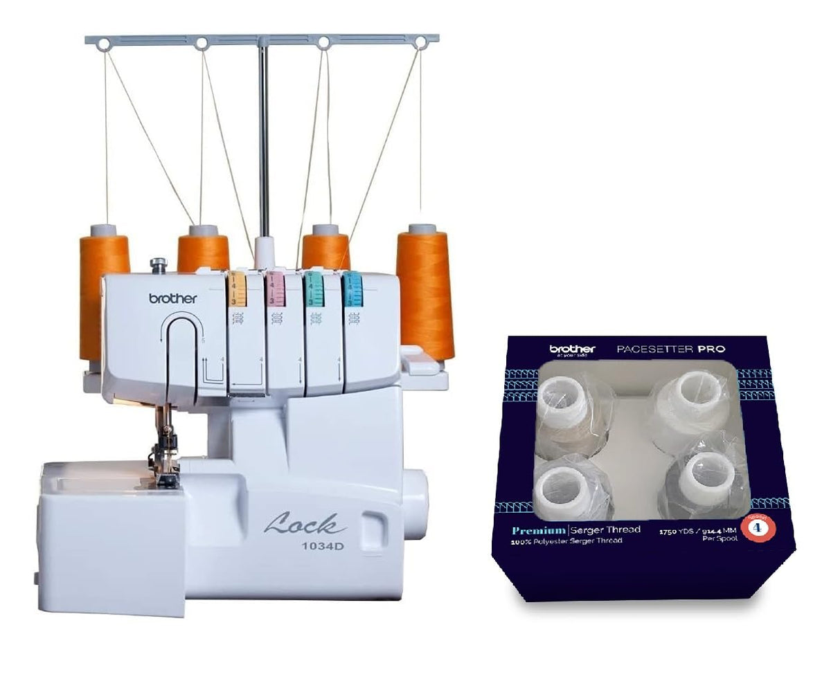Brother 1034D 3/4 Máquina de coser con alimentación diferencial