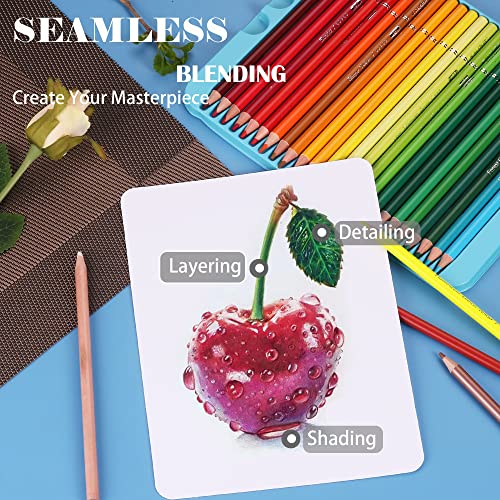 KALOUR Premium Colored Pencils,Set of 72 Colors