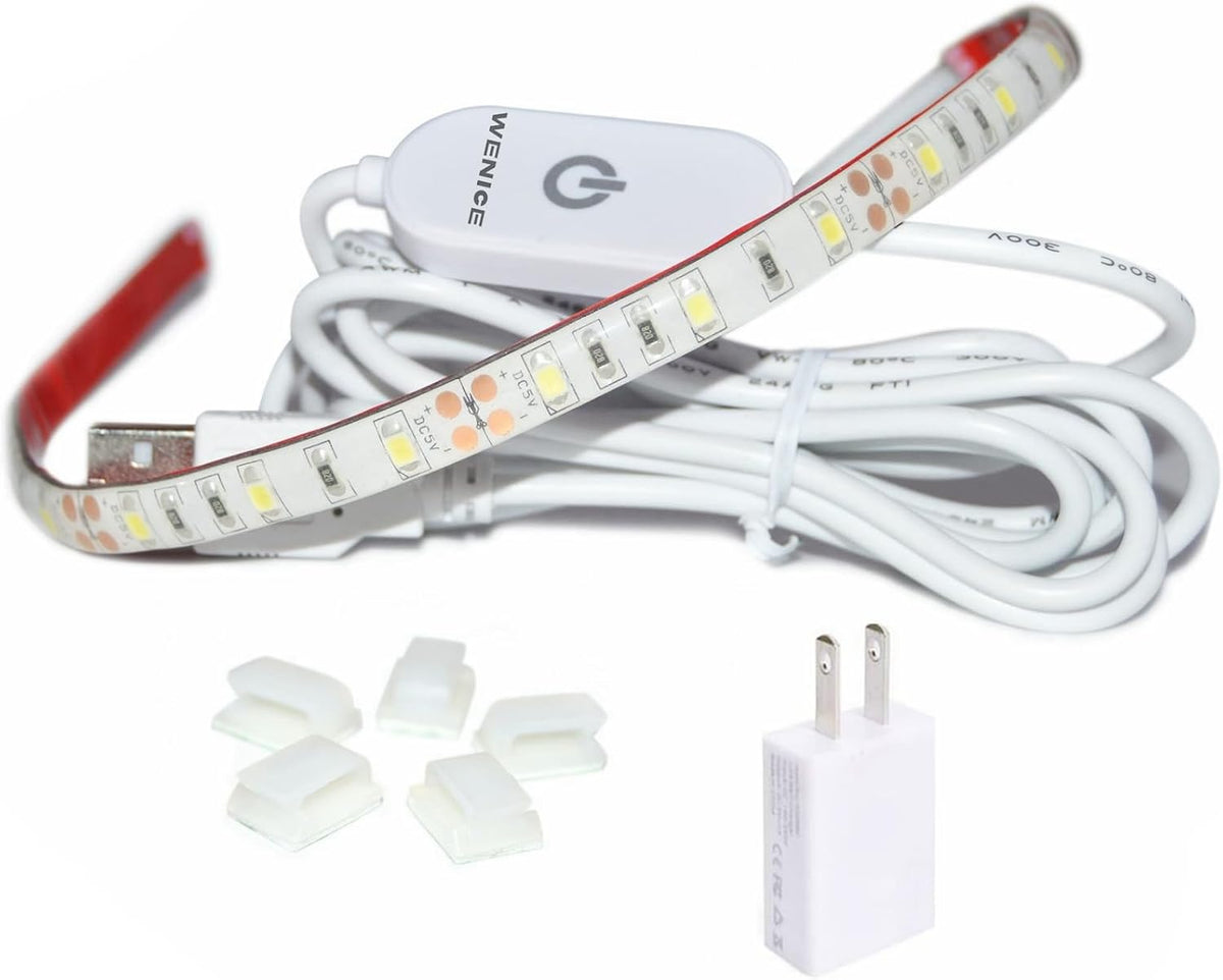 Luz LED para máquina de coser para fines decorativos con atenuador táctil, luz para máquinas de coser, 1 juego