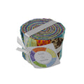 Stitch & Sparkle Indonesian Premium Batik Cotton Vibrant Dreams Jelly Roll 2.5''x 44'', 20 Pieces