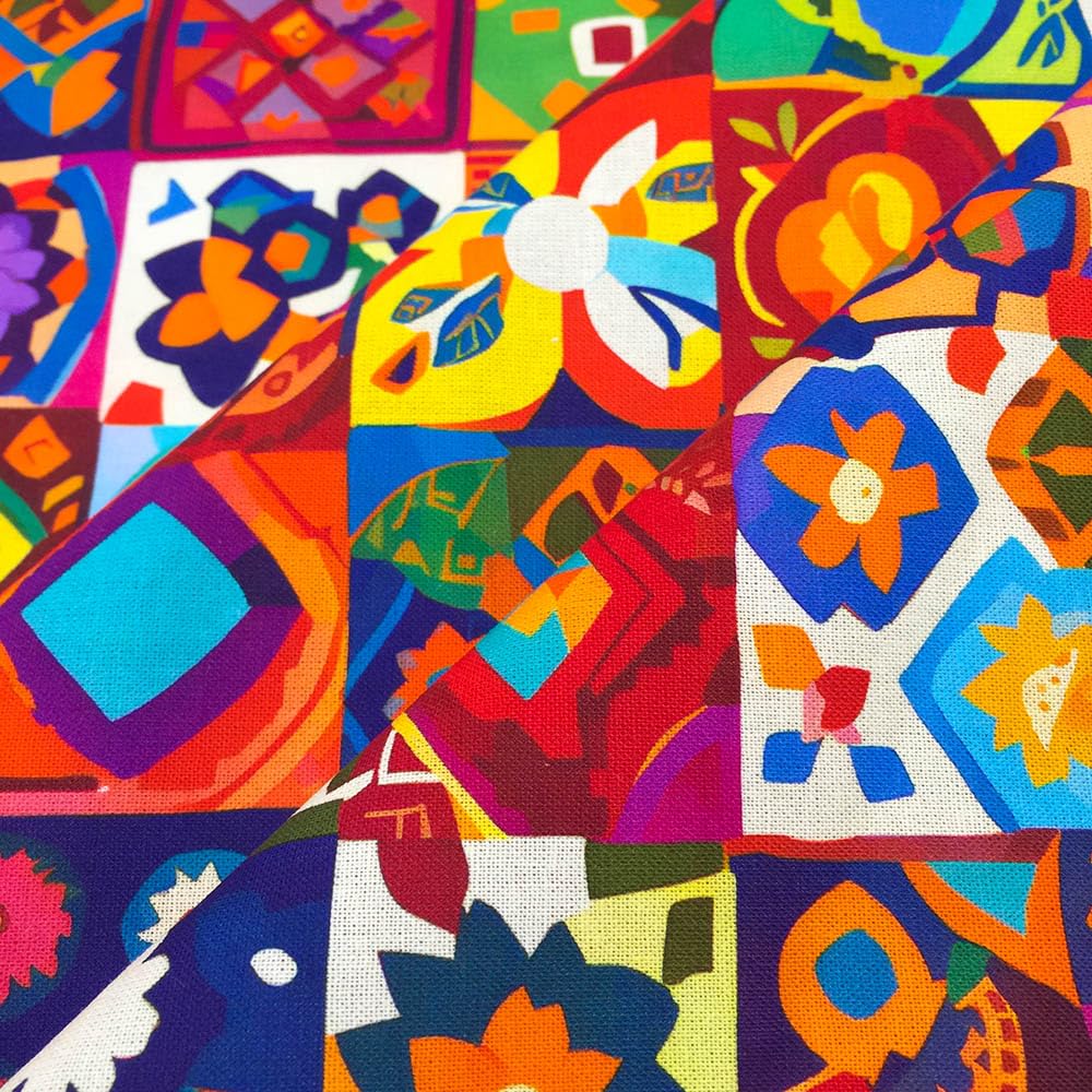 Joocolor 100% Cotton Fabric by The Yard for Quilting Sewing Crafting (JC-009)