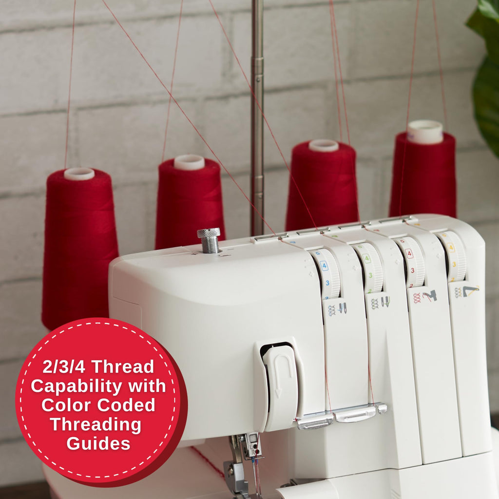 SINGER® S0080 Serger Next Evolution Overlock Machine, 8 puntadas