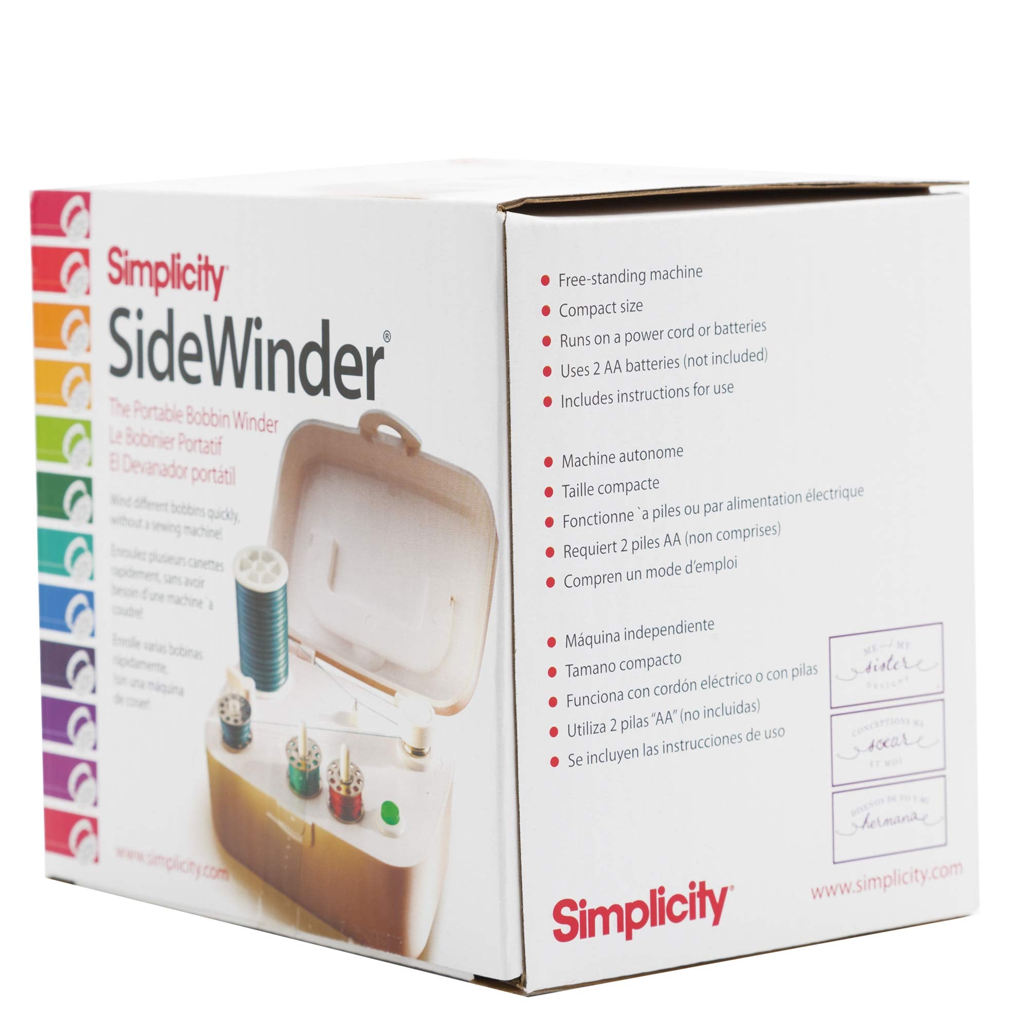 Simplicity 388175A Sidewinder Portable Automatic Bobbin Winder