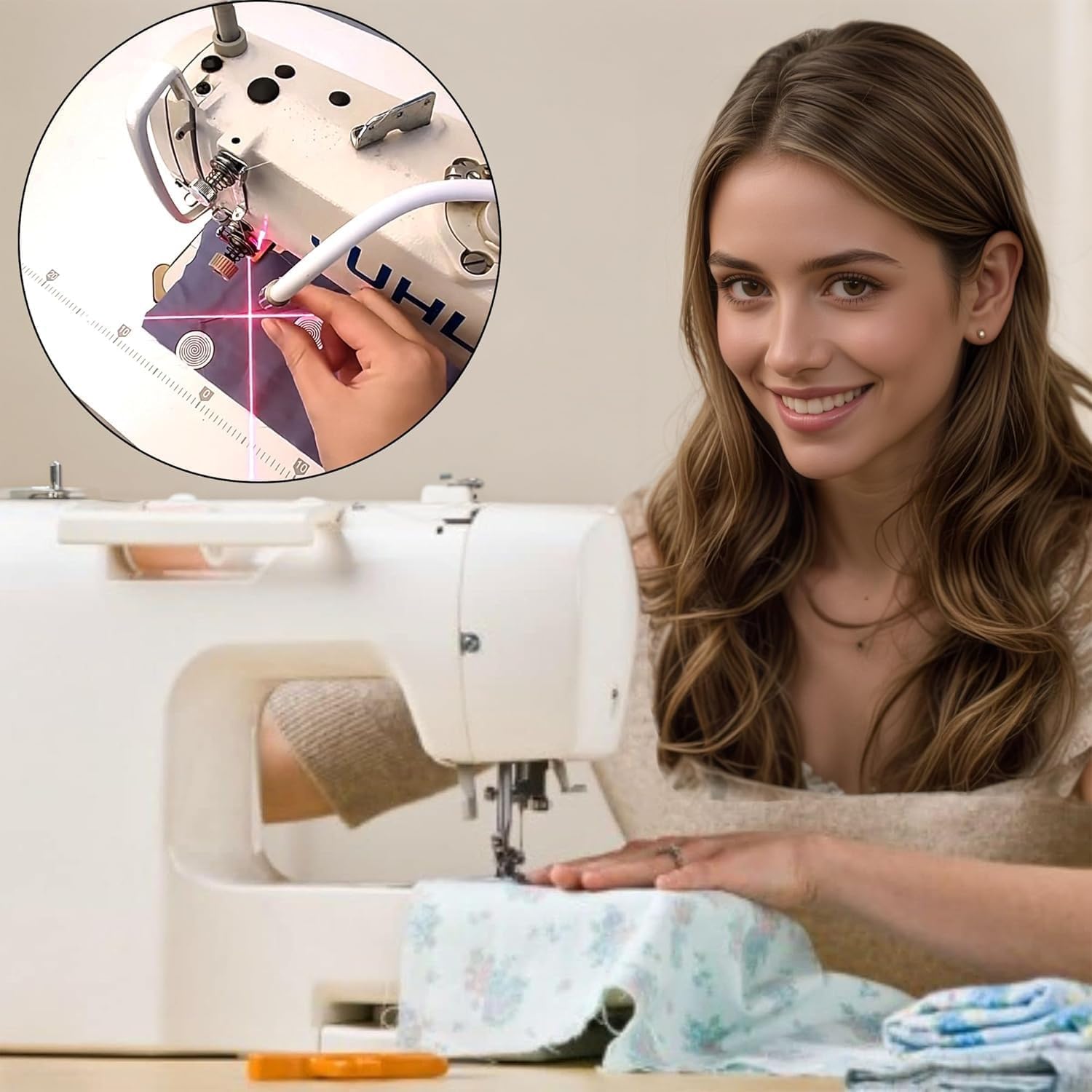 Magnetic Positioning Quilting Light for Sewing Machine